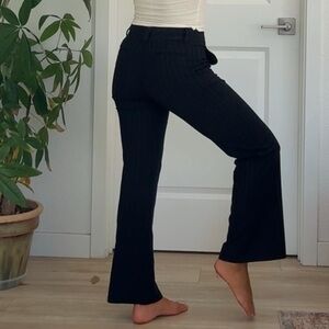 Black Flared Pants